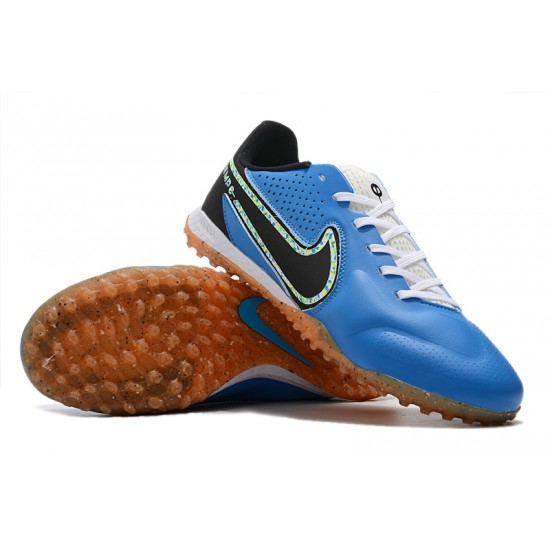 Mahogany Soccer Footwear Nike Tiempo Legend 9 Pro TF Blue Black